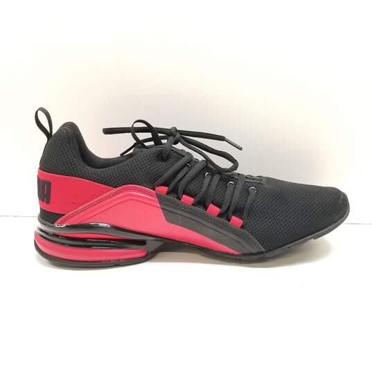 Puma Axelion Spark Running Shoes Black Red 12 image number 1