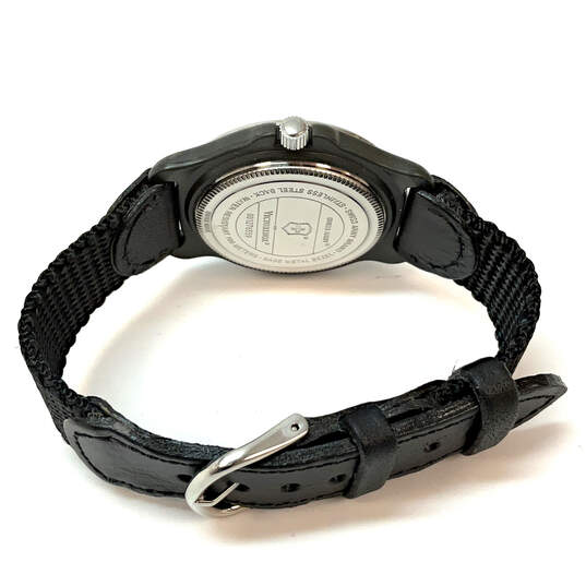 Designer Swiss Army Adjustable Strap Round White Dial Analog Wristwatch image number 4