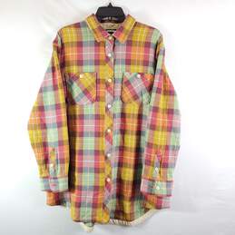 The North Face Women Plaid Button Up XL NWT