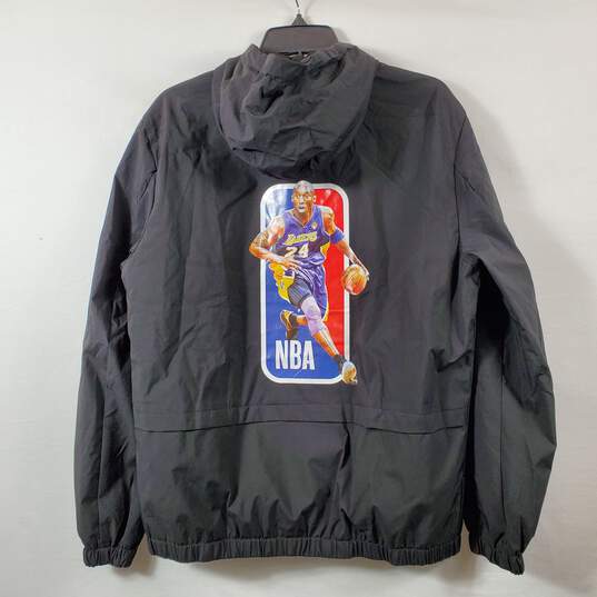 Unbranded Men Black NBA Full Zip Jacket 2XL image number 2