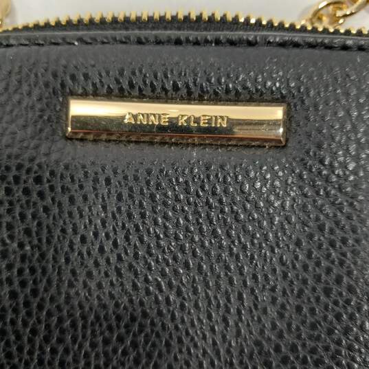Anne Klein Black Faux Leather Mini Handbag image number 3