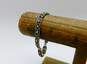 Artisan 925 Faceted Prehnite Granulated Teardrops Drop Earrings & Bali Style Coiled Panels Linked Bracelet 25.4g image number 3