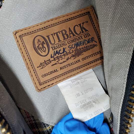 Vintage Australian Outback Casual Jacket Beige Size L image number 3