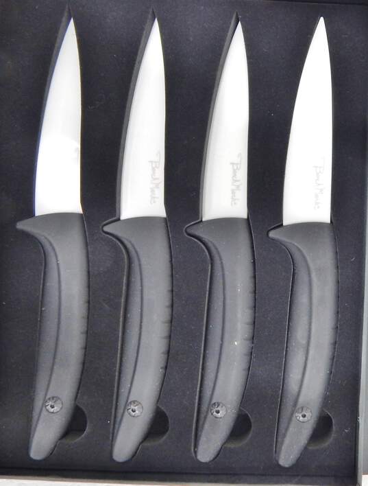 Bench Mark Zirconia Blade Cutlery Knife Set IOB image number 1
