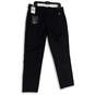 NWT Mens Black Flat Front Slim Fit Slash Pocket Chino Pants Size 36X32 image number 2