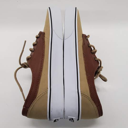 Vans Skateboarding Shoe Leather Canvas Size 7.5M/9W image number 4