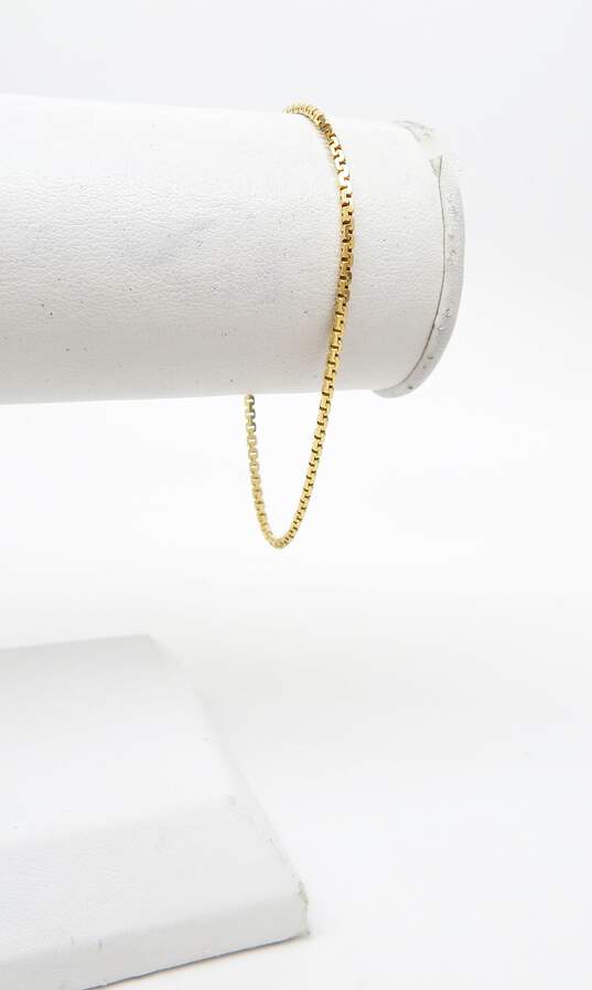 14K Yellow Gold C-Link Chain Bracelet 2.5g image number 4