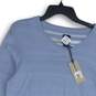 NWT Victorinox Mens Light Blue knitted V-Neck Pullover Sweater Size Large image number 3