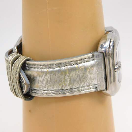 Fendi Swiss Made Orologi 2 Jewels Sapphire Crystal Silver Tone Watch 62.2g image number 5