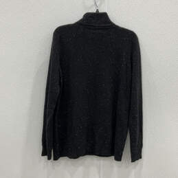 Womens Black Long Sleeve Turtle Neck Regular Fit Pullover Sweater Size XL alternative image