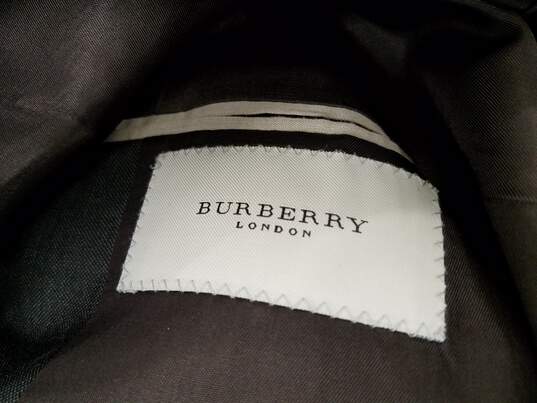 Burberry London 'Bond Street' Grey Wool Blazer Coat Men's Size 42 Long image number 5