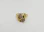 10K Yellow Gold Diamond Accent Statement Ring 3.7g image number 2
