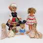 Vntg Dolls Lot Various Sizes & Brands Ideal Shirley Temple Horsman & Unmarked image number 1