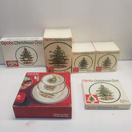 Spode Christmas Tree Dishes Lot