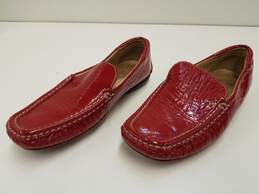 Cole Haan Red Patent Leather Driving Loafers Women's Size 5.5