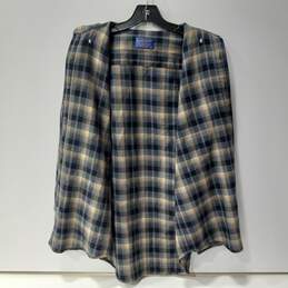 Pendleton Men's Long Sleeve Plaid Wool Shirt Size M