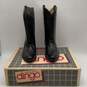 NIB Dingo Mens Black Leather Mid Calf Cowboy Western Boots Size 11 image number 1