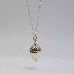 Sterling Silver Assorted Gemstone Pendant 20 Inch 16in Necklace Bundle 2pcs 14.0g alternative image