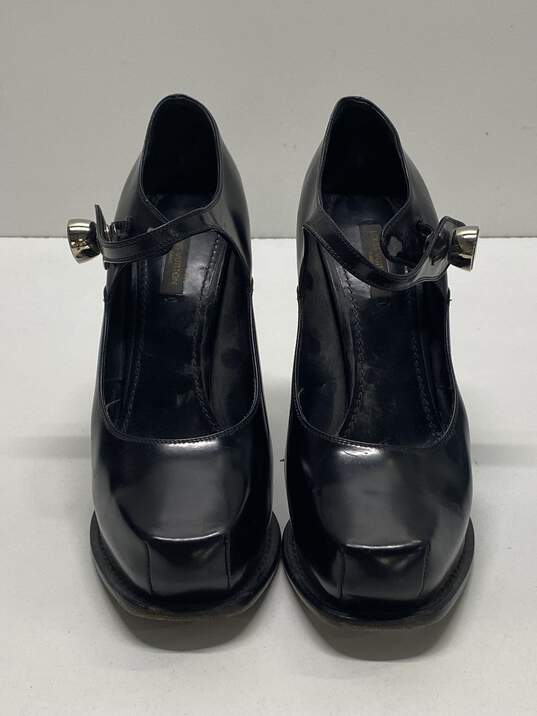 Authentic Louis Vuitton Black Heel W 7.5 image number 1