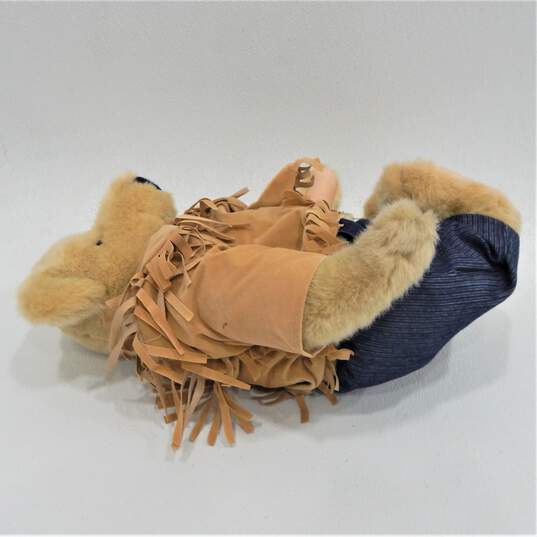 Vintage Wild West Cornelius Vanderbear Cowboy Plush Stuffed Animal Teddy Bear image number 3