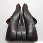 AUTHENTICATED MENS FERRAGAMO BROWN TASSEL LOAFERS SZ 7.5 image number 4