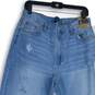 NWT Aeropostale Womens Light Blue 5-Pocket Design Boyfriend Jeans Size 12 image number 3