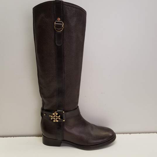 Buy the Tory Burch Elina Women's Brown Boots Size  | GoodwillFinds