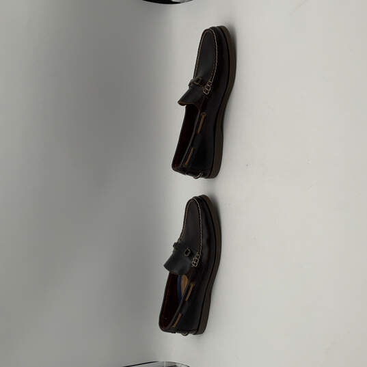Mens Nevis Bit 11873-601 Brown Leather Moc Toe Slip-On Loafer Shoes Sz 9.5M image number 1