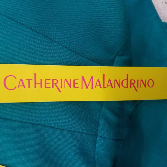 Catherine Malandrino Women Sea Blue Dress Size P NWT image number 5