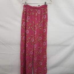 Chetta B Silk Pants Size 4 alternative image