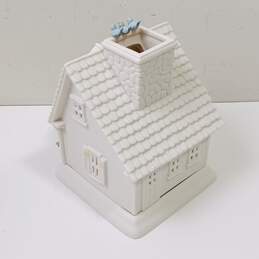 Dept. 56 Snowbunnies Bluebird Cottage Candle House IOB alternative image