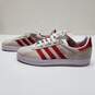Adidas Gazelle Originals Sneakers White & Red Size 9 image number 1