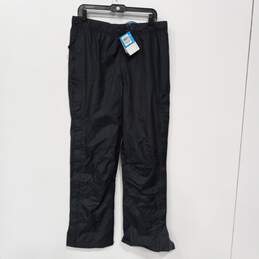 Columbia Women's Black Omni-Heat Waterproof Breathable Snow Pants Size L