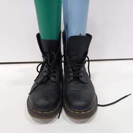 Dr. Martens Women's Black Leather Lace Up Boots Size 8
