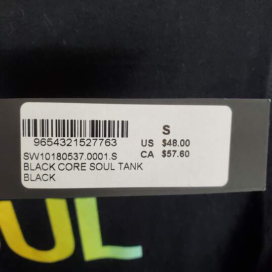 Soulcycle Men Black Logo Tank Top S NWT image number 4