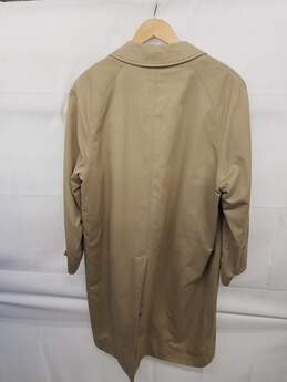 Vintage Burberrys' Khaki Cotton Trench Coat with Removable Liner Men's Size 40R alternative image