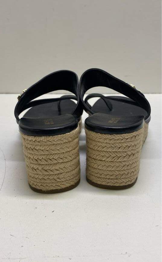 Michael Kors Wedge Sandal Size 10 Black image number 4