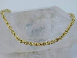 10k Yellow Gold Twisted Rope Chain Bracelet 1.6g