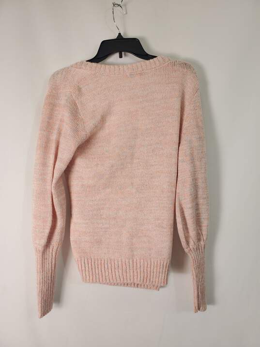 Kensie Women Pink Metallic Sweater S NWT image number 4