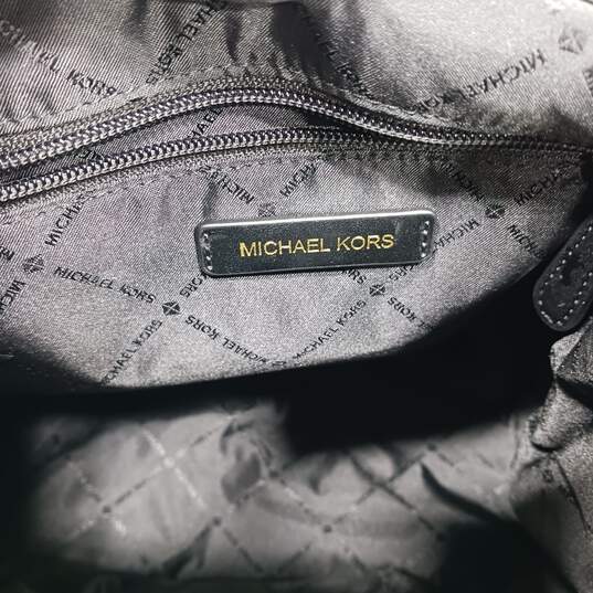 Michael Kors Women's Black Nylon Backpack image number 4