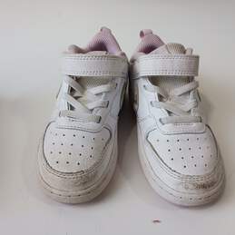 Youth White and Pink Sneakers Size 9C w/Box alternative image