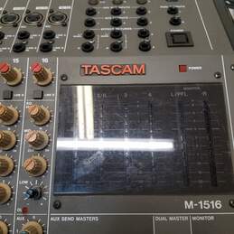 Vintage TASCAM M-1516 4bus 16ch Analog Mixer 1990s alternative image