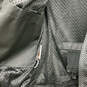 Womens Black Mesh Padded Long Sleeve Full-Zip Motorcycle Jacket Size M image number 4