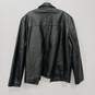 Columbia Black Leather Full Zip Jacket Men's Size L image number 2