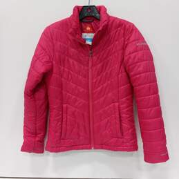 Columbia Morning Light II Omni-Heat Women's Pink Full Zip Jacket Size XS