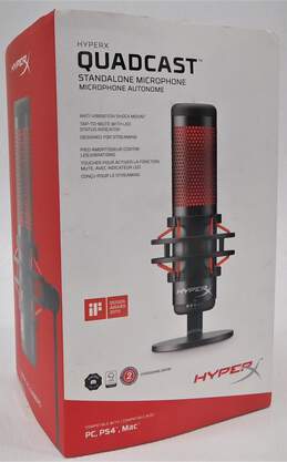 Kingston Brand HyperX Quadcast Microphone w/ Original Box and USB Cable