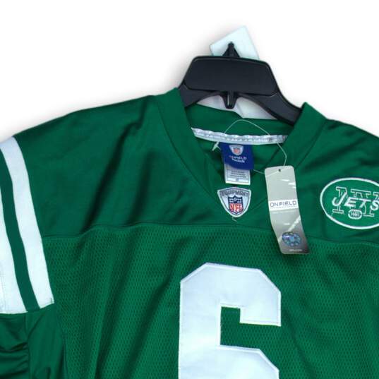 NWT Onfield Reebok Mens Green New York Jets Mark Sanchez #6 NFL Jersey Size 48 image number 3