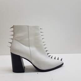 TopShop Hex Studded Boots White 8.5
