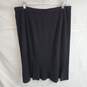 Exclusively Misook Long Black Skirt Women's Size 1X image number 2