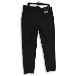 NWT Mens Black Flat Front Slim Fit Slash Pocket City Chino Pants Sz 35W 30L alternative image